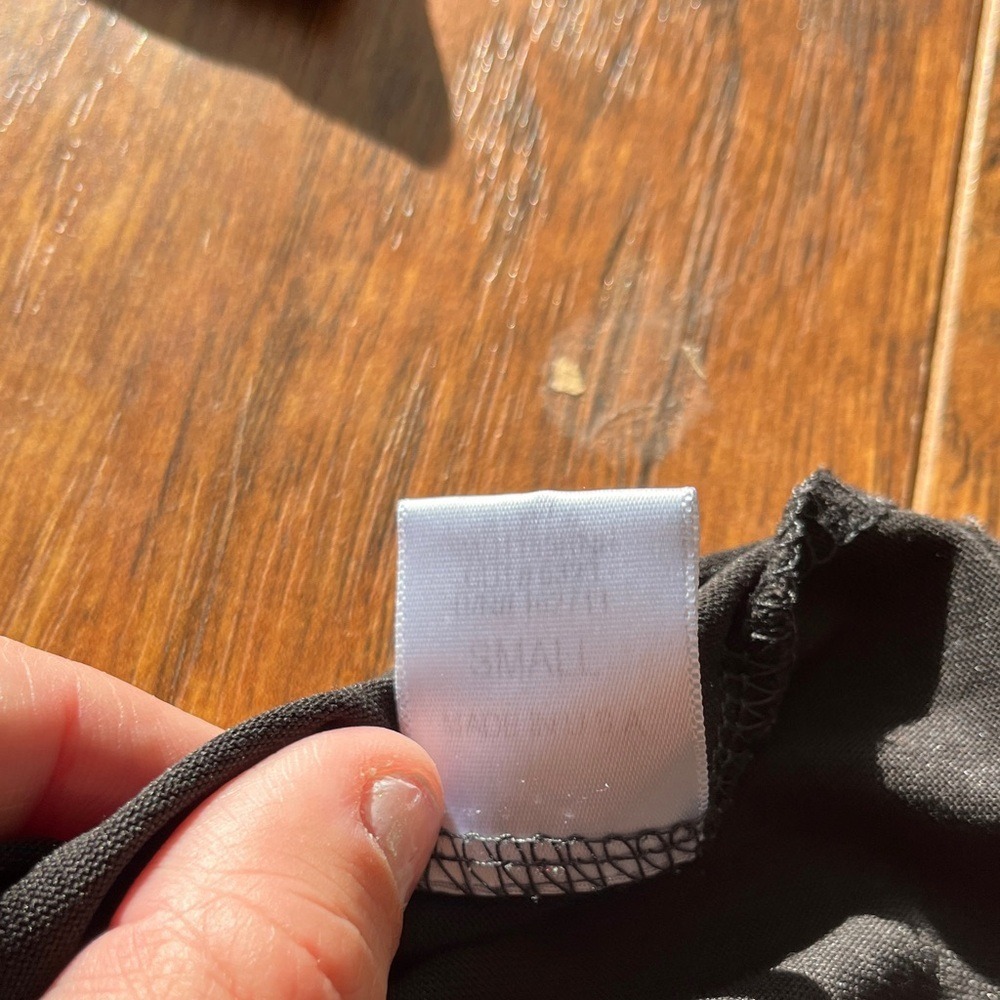 Harlowe & Graham Black Wrap Top - Picture 7 of 8